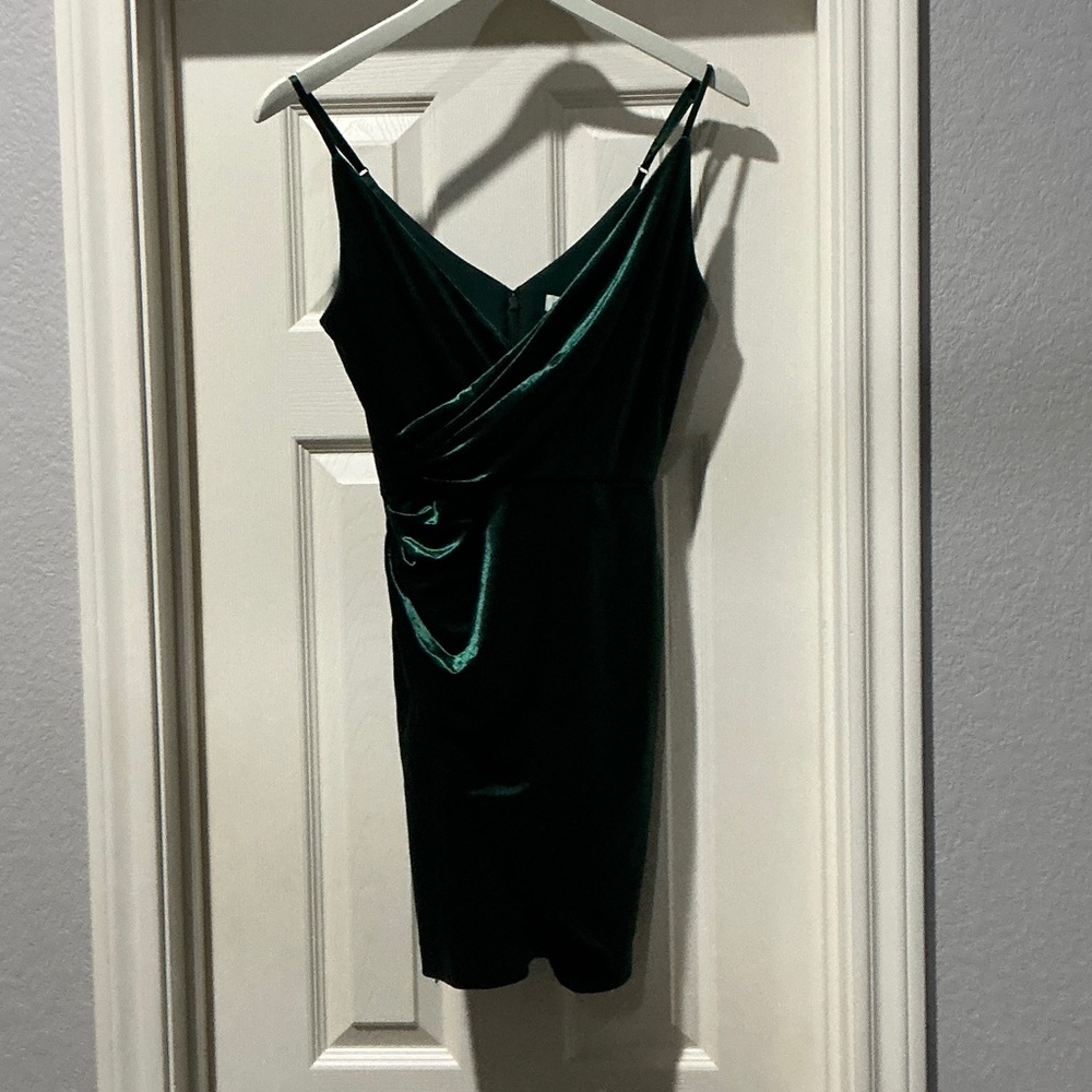 Gianni Bini Dark Green Mini Dress